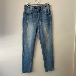 Joes high rise straight ankle jeans